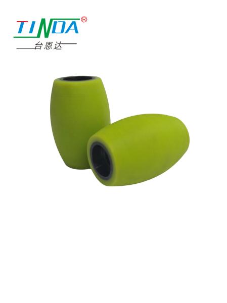 Long Life Wear Resistant Industrial Rubber Roller Wheel Powered Rubber Wheel Low