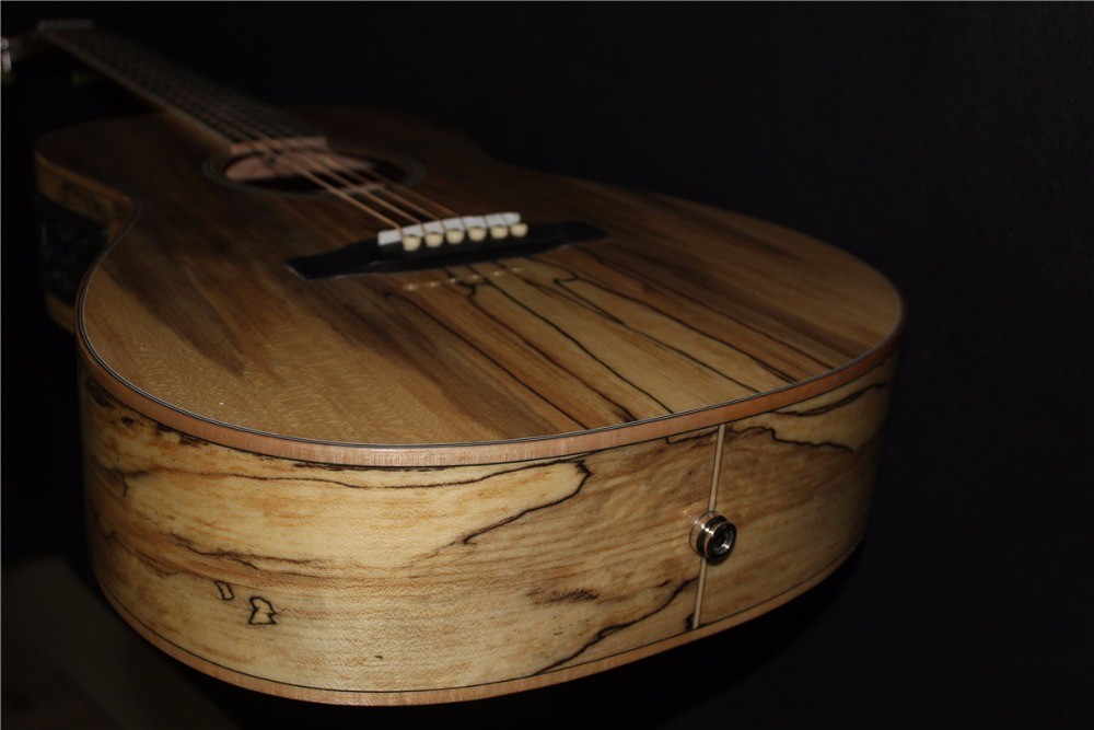 All Solid sapele wood OOO15-SM body style guitara coustic electric guitar