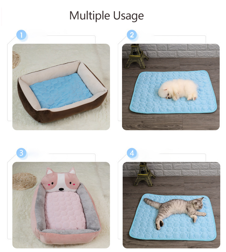 Summer Self Cooling Dog Mat XS S M L XL XXL Self Cooling Pet Pad
