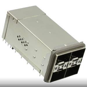 Quality CONN ZSFP+ RCP W/CAGE 2X2 80P RA 2198325-2 wholesale