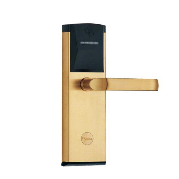 Cheap Smart Hotel Access Control Door Lock / RFID Electronic Lock for sale