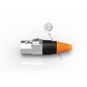 Quality IP65 IP67 Waterproof Ethernet Chassis Connector Male Metal Button Socket wholesale