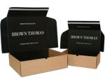 CDR Flocking Garment Gift Boxes Clothing Black Matte Rigid Folding EVA Blister