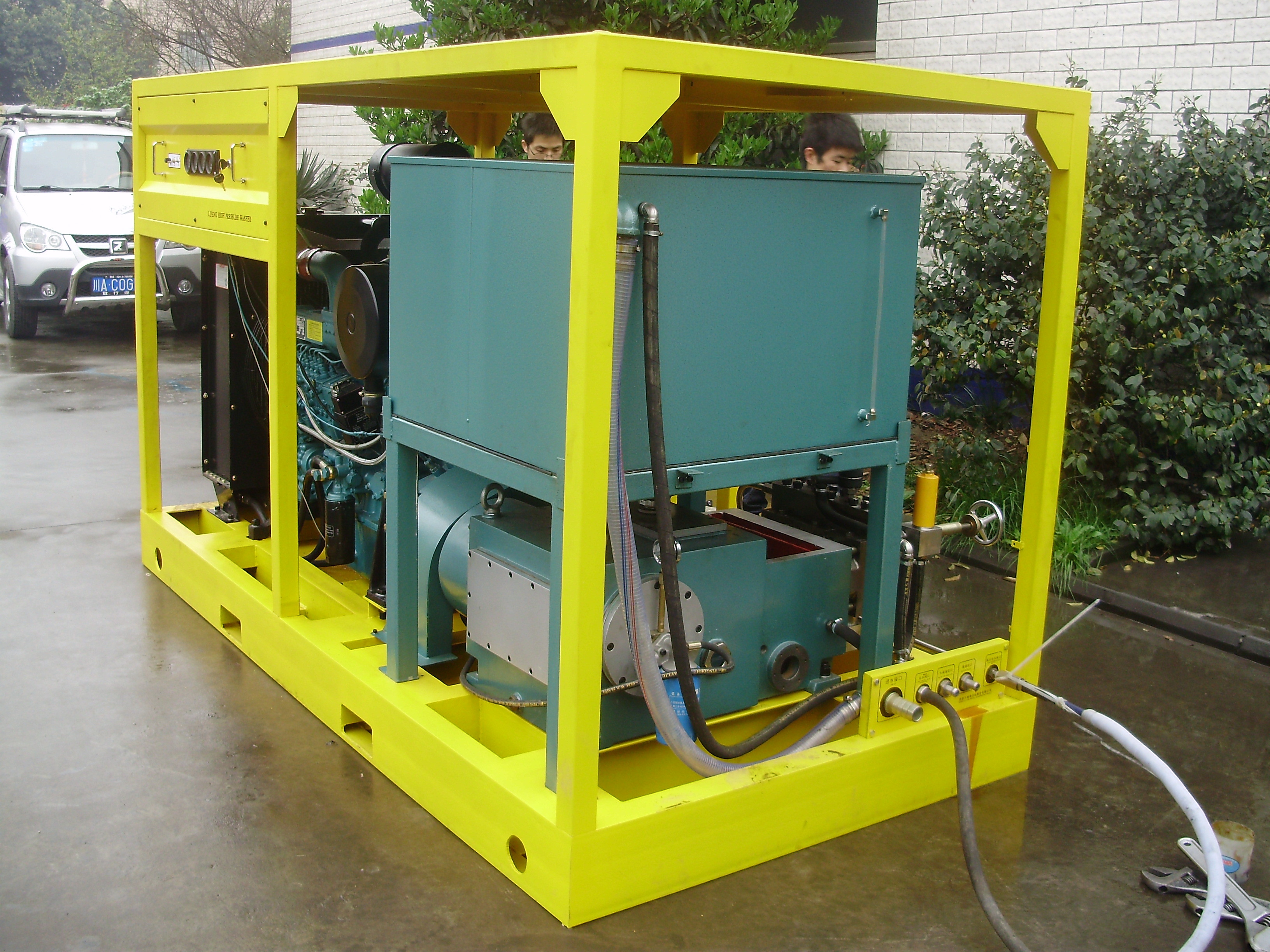90kw Industrial High Pressure Washers High Pressure Washing Pump Jet Washer