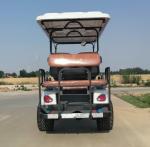 6 Seater Golf Cart Logo Printing Customized Adult Rechargeable Tourist