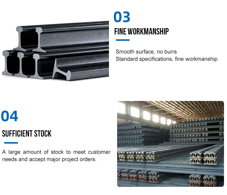 Sale Standard GB QB Mine Rail Track Steel Rails Din For Railway Tracks Produce Steel Din Rail 18kg/m Specifications 18kg/m