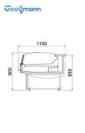 Cold Storage Meat Showcase Chiller