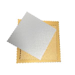 Quality Disposable Embossed Foil Paper Square Cake Board wholesale