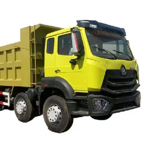Sinotruk Howo N7 8x4 12 Wheeler Tipper Dump Truck With Wd615 Diesel Engine For