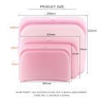 420ML 1800ML BPA Free Reusable Silicone Sandwich Snack Bags