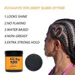 Strong Hold Hair Braiding Gel for Twist Cornrow Braid and Locs Taming Frizz
