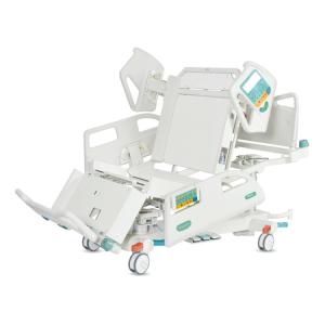 Quality Medical Furniture ICU Patient Adjustable Electric Nursing Bed With Casters wholesale