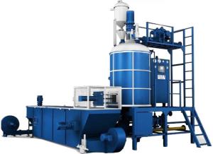 Quality Beads Foaming Batch Pre Expander 9.5kw 3100x1500x3500mm wholesale