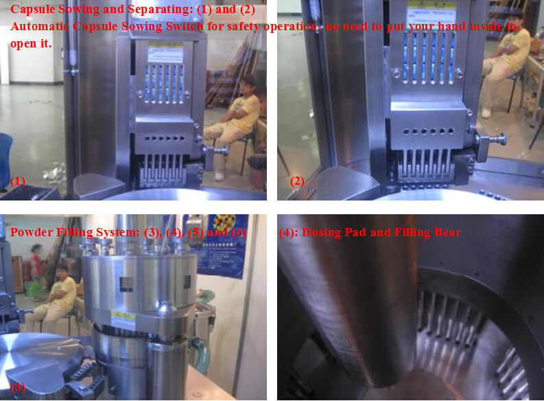 NJP 800C Capsule Filler Machine With Breakdown Diagnosing Diaplay