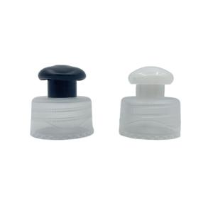 Quality 28/410 Push Pull Screw Cap Bottle Plastic Cover Ripple Pattern wholesale