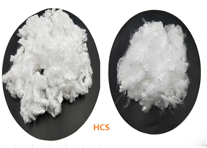 7d*64mm Hollow Conjugated Siliconized Polyester Fiber For Filling Sofa Pillow