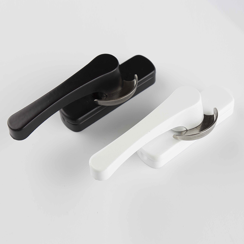 98mm Handle Length Aluminum Accessories Sliding Window Crescent Lock with Hook Weight 119g