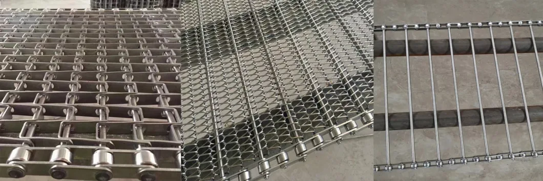 0.5mm-4mm Balanced Spiral SS Wire Mesh Belt Conveyor For Bakery Tunnel Oven
