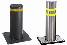 Quality Liftable Remote Control Steel Pneumatic Bollard Hot Dipped Galvanized wholesale