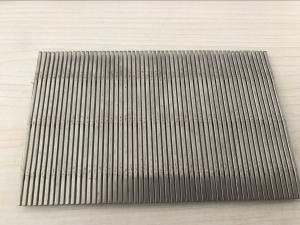 China SUS 304 316 Stainless Steel Wedge Wire Screen 1mm Slot Size For Filter Mesh on sale
