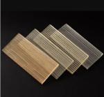 Clear Tempered Ribbed Moru Carving Glass Panels Toughened Fluted Reeded For