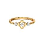 Rings for Unisex 925 Sterling Silver Triad Clover Ring on Brazilian Ring Band