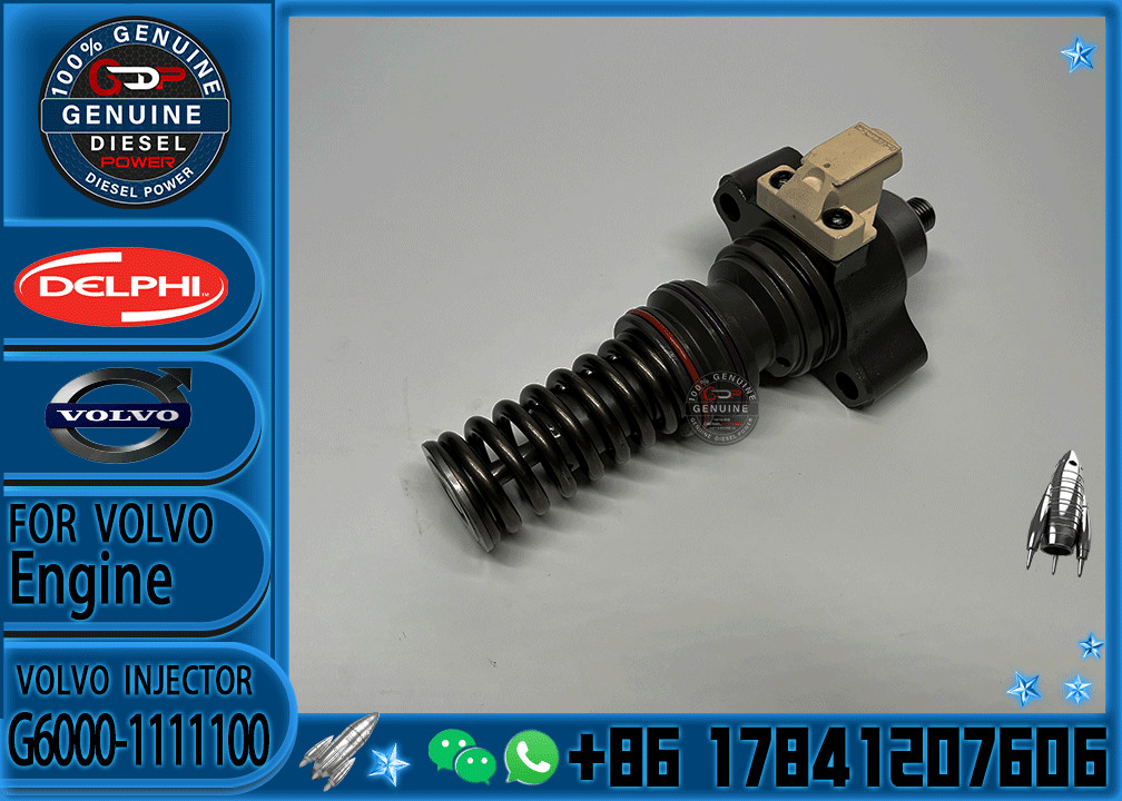 2102391 1668325 G6000-1111100 Diesel Fuel Common Rail Unit Pump 1861200 YUCHAI for DAF CF XF MX300S EURO5 HRE285 105 12.9 2005-