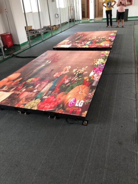 LED Dance Floor Screen Of Interactive Radar System P3.91 500*1000mm Aluminum