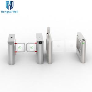 Quality IP44 Swing Barrier Turnstile 40W Stainless Steel 304 Pedestrian Turnstile Gate wholesale