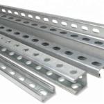Half Slotted Metal Framing Strut Channel Unistrut 41x41