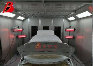 Quality Car Repair Spray Booth With Infrared Light Heat System wholesale