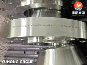Quality ASTM A182 F53, UNS S32750, 1.4410 Super Duplex Stainless Steel Weld Neck Flange RF B16.5 wholesale