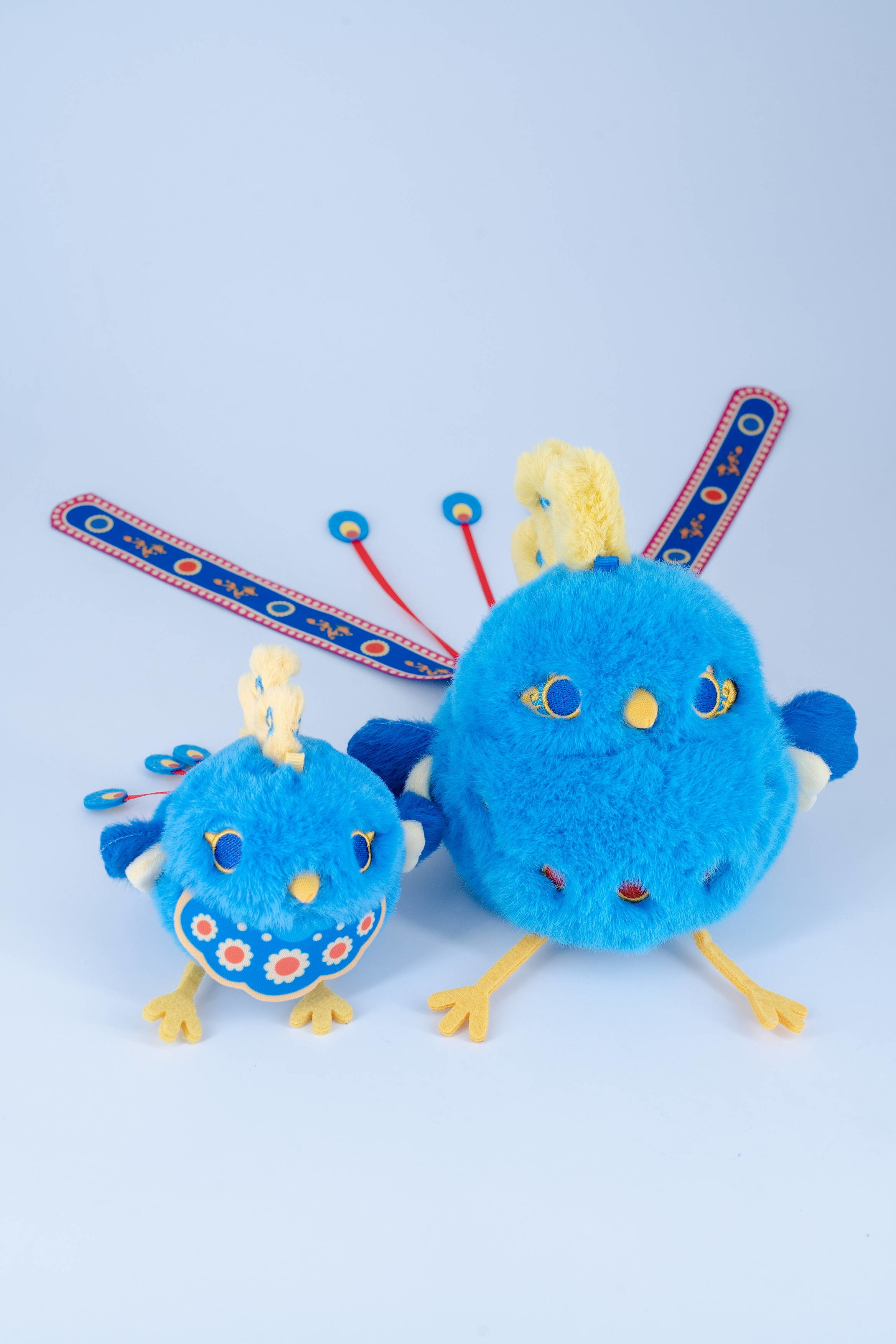 Custom Size Cute Stuffed Animals Museum Co Creation Kingfisher Phoenix Plush Toys