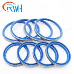 PU Iron 30Mpa Hydraulic Cylinder Wiper Seal DKBI With Blue Color