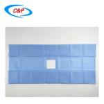 Fenestrated Nonwoven SMS Drape Sheet Towel Sterile OEM