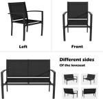 Patio Rattan Furniture Set Hidden Storage, 7 Sofa Sections, Outdoor Wicker
