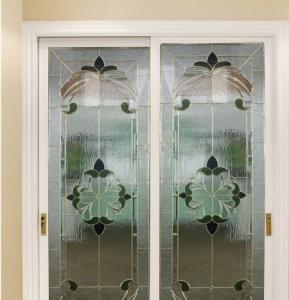 Quality decorative glass usded in French door wholesale