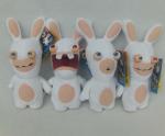 Lovely Rayman Raving Rabbids Cartoon Plush Toys White Cute Custom