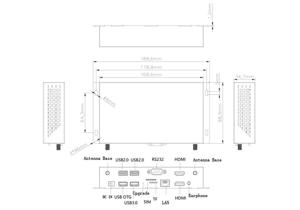 Intelligent Remote Network Control for Industrial Medical and Advertising Equipment with RK3568 Quad-core Chip Solution