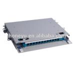 12 Port Optical Fiber Distribution Frame For Ribbon Single Fiber