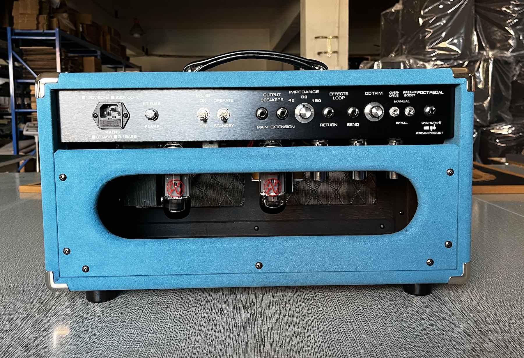 Custom Dumble Style Overdrive Special FODS 50W Suede Blue JJ Tubes