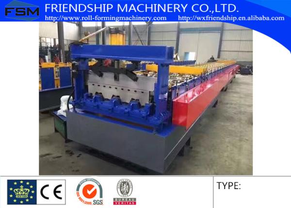 Trough Closed Lader Metal Deck Roll Former Machine With Hydraulic Station