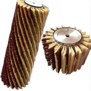 Quality Customizable Size Sandpaper Sisal Roller Brush For Polishing Jeans wholesale