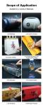 Instant Dry UV DTF Polymer Printing Film 30cm For Glass Wood Leather Metal
