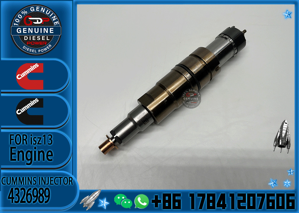 ZQYM factory fuel injector assembly CRDI 2872544 2872405 2894920 4326989 5491721 4326959 for Cummins Scania XPI injector