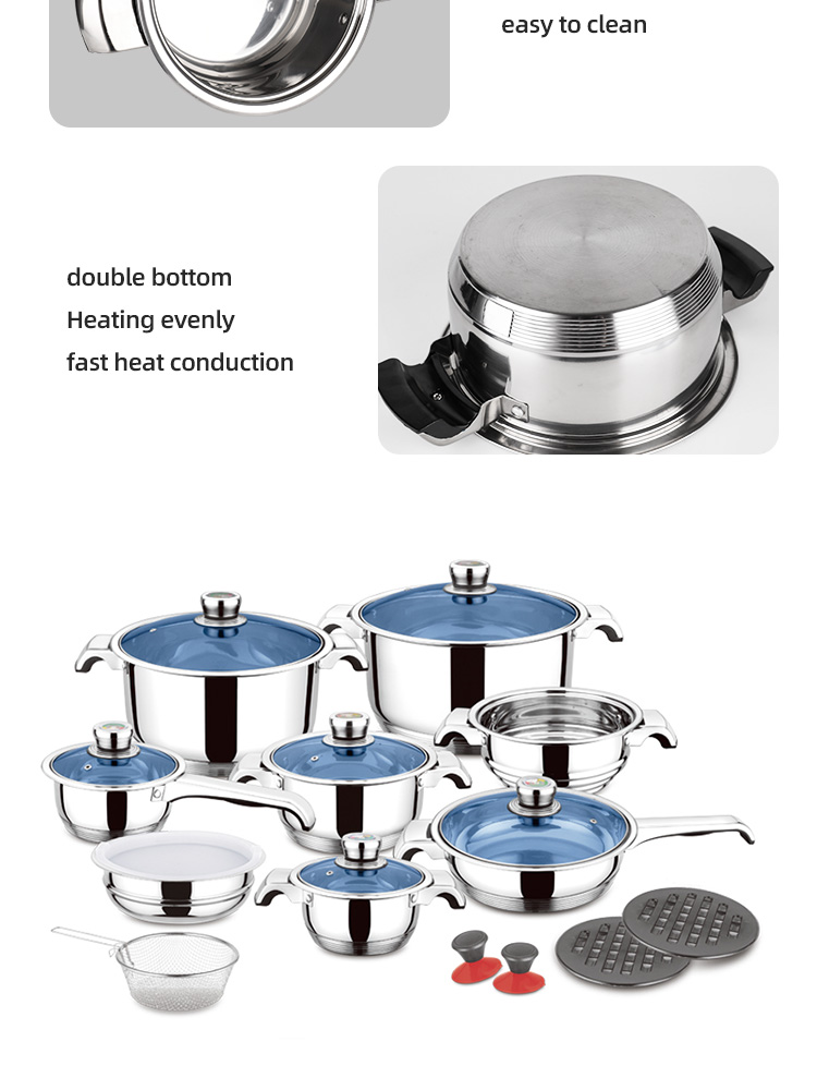 Wholesale Kitchen Non Stick Cookware Set Non Stick Cooking Utensil Set Stainless Steel Nonstick Cookware Sets