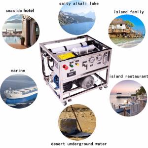 Quality 1000LPD Seawater RO Plant Reverse Osmosis System 50HZ 8% Recovery Rate wholesale