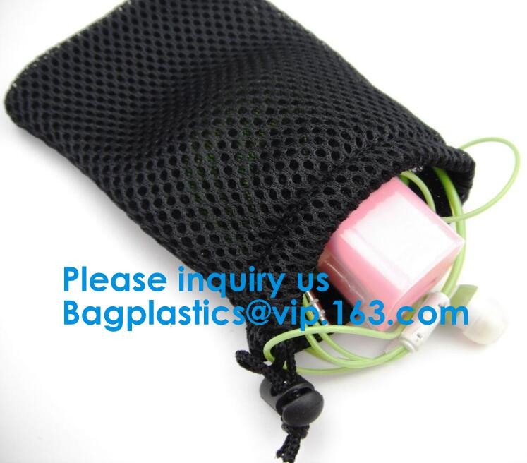Nylon Mesh Net Drawstring Bag Mesh Pouch Organic Mesh Produce Bags With Custom Logo,Reusable Eco Friendly Nylon Drawstri