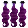 Buy cheap #T1B/Purple Body Wave Remy Human Hair Bundles Sew In Weave Bundles Brazilian from wholesalers