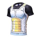 Soft T Shirt For Teenager Boy Anime Clothing Super Saiyan Vegeta Fashion Summer